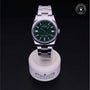 Rolex Certified Pre-owned Oyster Perpetual M126000-0005 front on black background