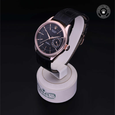 Rolex Certified Pre-owned Cellini M50515-0007 front on black background