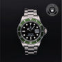 Rolex Certified Pre-owned Submariner M16610LV-0002 front on black background