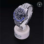 Rolex Certified Pre-owned GMT M126710BLNR-0002 front on black background
