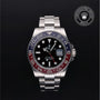 Rolex Certified Pre-owned GMT II M126710BLRO-0002 front on black background