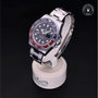 Rolex Certified Pre-owned GMT M126710BLRO-0002 front on black background