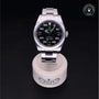 Rolex Certified Pre-owned Air-King M116900-0001 front on black background