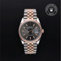 Rolex Certified Pre-owned Datejust M126231-0013 front on black background
