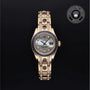 Rolex Certified Pre-owned Pearlmaster M80308SA-0003 front on black background