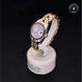 Rolex Certified Pre-owned Pearlmaster M80308SA-0003 front on black background