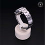 Rolex Certified Pre-owned Oyster Perpetual M177200-0015 front on black background