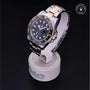 Rolex Certified Pre-owned GMT M116713LN-0001 front on black background