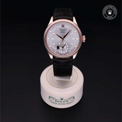 Rolex Certified Pre-owned Cellini M50525-0004 front on black background