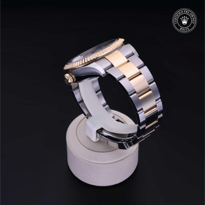 Rolex CPO Sky-Dweller M326933 front on white background