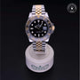 Rolex Certified Pre-owned GMT M126713GRNR-0001 front on black background
