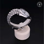 Rolex Certified Pre-owned Datejust M126300-0006 front on black background
