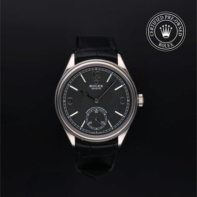 Rolex Certified Pre-owned Perpetual 1908 M52509-0002 front on black background