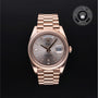 Rolex Certified Pre-owned Day-date M228235-0004 front on black background