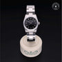 Rolex Certified Pre-owned Oyster Perpetual M77080-0025 front on black background