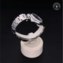 Rolex Certified Pre-owned Oyster Perpetual M77080-0025 front on black background