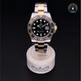 Rolex Certified Pre-owned GMT M116713LN-0001 front on black background