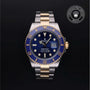 Rolex Certified Pre-owned Submariner M126613LB-0002 front on black background