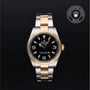 Rolex Certified Pre-owned Explorer M124273-0001 front on black background