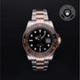 Rolex Certified Pre-owned GMT M126711CHNR-0002 front on black background