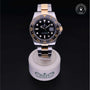 Rolex Certified Pre-owned GMT M116713LN-0001 front on black background
