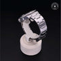 Rolex Certified Pre-owned Submariner M16610LV-0002 front on black background
