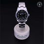 Rolex Certified Pre-owned Explorer M124270-0001 front on black background