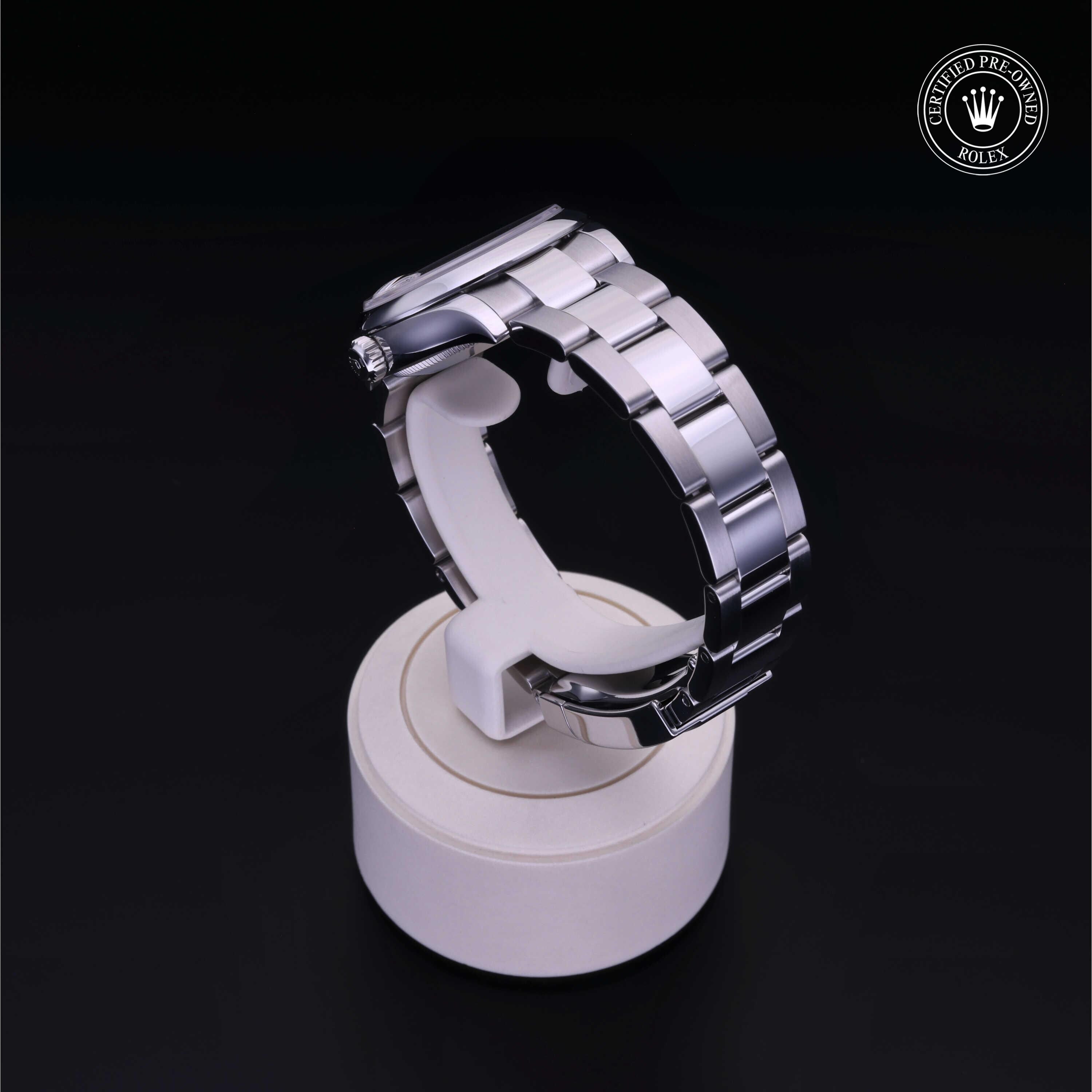 Rolex Certified Pre-owned Lady Datejust M278240-0009 front on black background