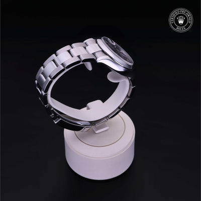 Rolex Certified Pre-owned Lady Datejust M278240-0009 front on black background