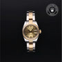 Rolex Certified Pre-owned Lady Datejust M179163-0083 front on black background