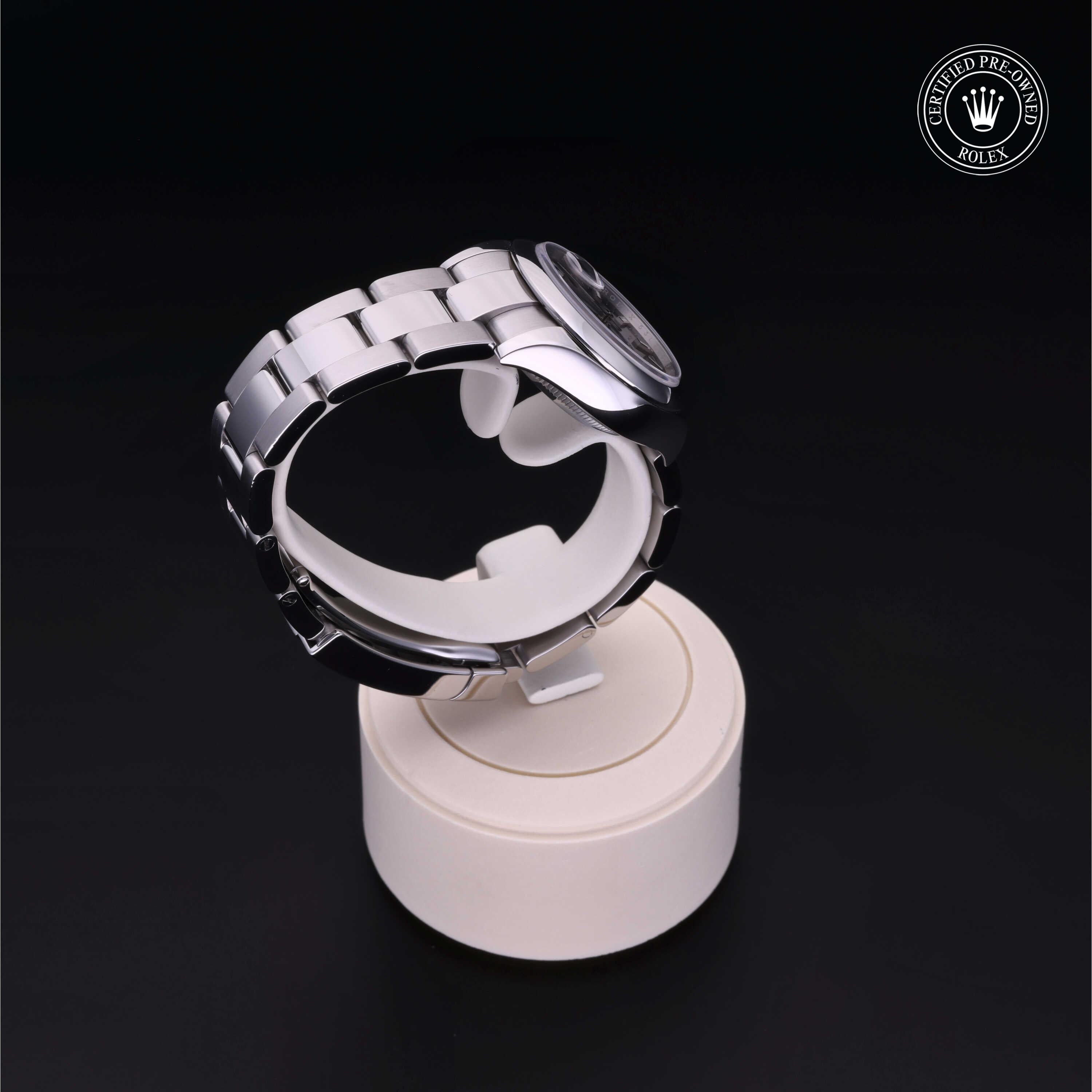 Rolex Certified Pre-owned Lady Datejust M279160-0010 front on black background