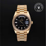 Rolex Certified Pre-owned Day-date M228238-0004 front on black background