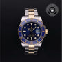Rolex Certified Pre-owned Submariner M116613LB-0005 front on black background