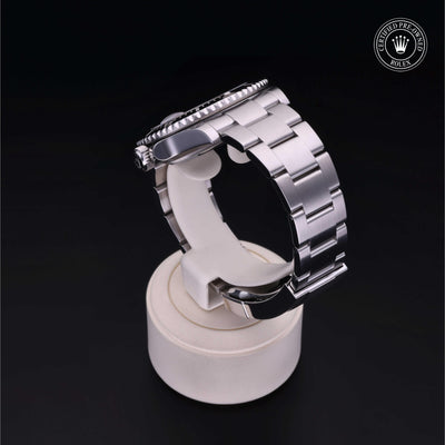 Rolex Certified Pre-owned Submariner M126610LN-0001 front on black background