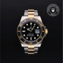 Rolex Certified Pre-owned Submariner M126613LN-0002 front on black background