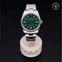 Rolex Certified Pre-owned Oyster Perpetual M124300-0005 front on black background