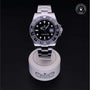 Rolex Certified Pre-owned GMT M116710LN-0001 front on black background