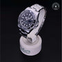 Rolex Certified Pre-owned GMT M116710LN-0001 front on black background