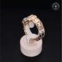 Rolex Certified Pre-owned Pearlmaster M80298-0147 front on black background