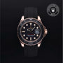 Rolex Certified Pre-owned Yacht-Master M126655-0002 front on black background