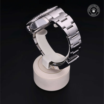 Rolex Certified Pre-owned Sea-Dweller M116660-0001 front on black background