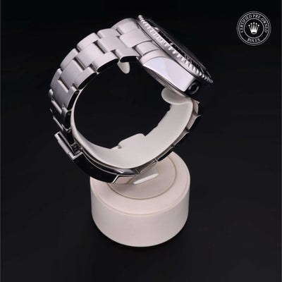 Rolex Certified Pre-owned Sea-Dweller M116660-0001 front on black background