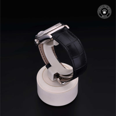 Rolex Certified Pre-owned Day-date M118139-0068 front on black background