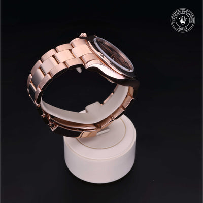 Rolex Certified Pre-owned Daytona M116505-0006 front on black background