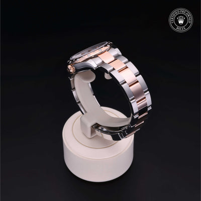 Rolex Certified Pre-owned Lady Datejust M178341-0015 front on black background