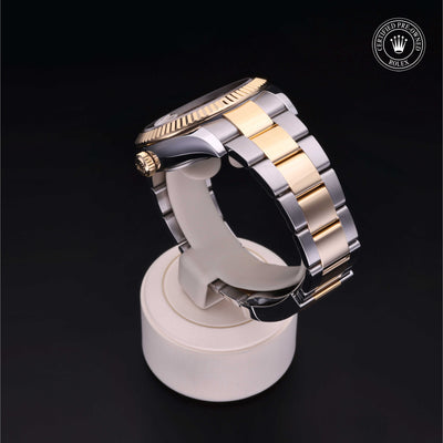 Rolex Certified Pre-owned Sky-Dweller M326933-0001 front on black background