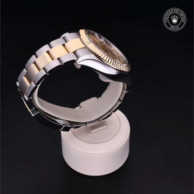 Rolex Certified Pre-owned Sky-Dweller M326933-0001 front on black background