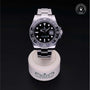 Rolex Certified Pre-owned GMT M116710LN-0001 front on black background