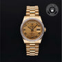 Rolex Certified Pre-owned Day-date M118398BR-0029 front on black background
