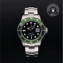 Rolex Certified Pre-owned Submariner Date M16610LV-0002 front on black background